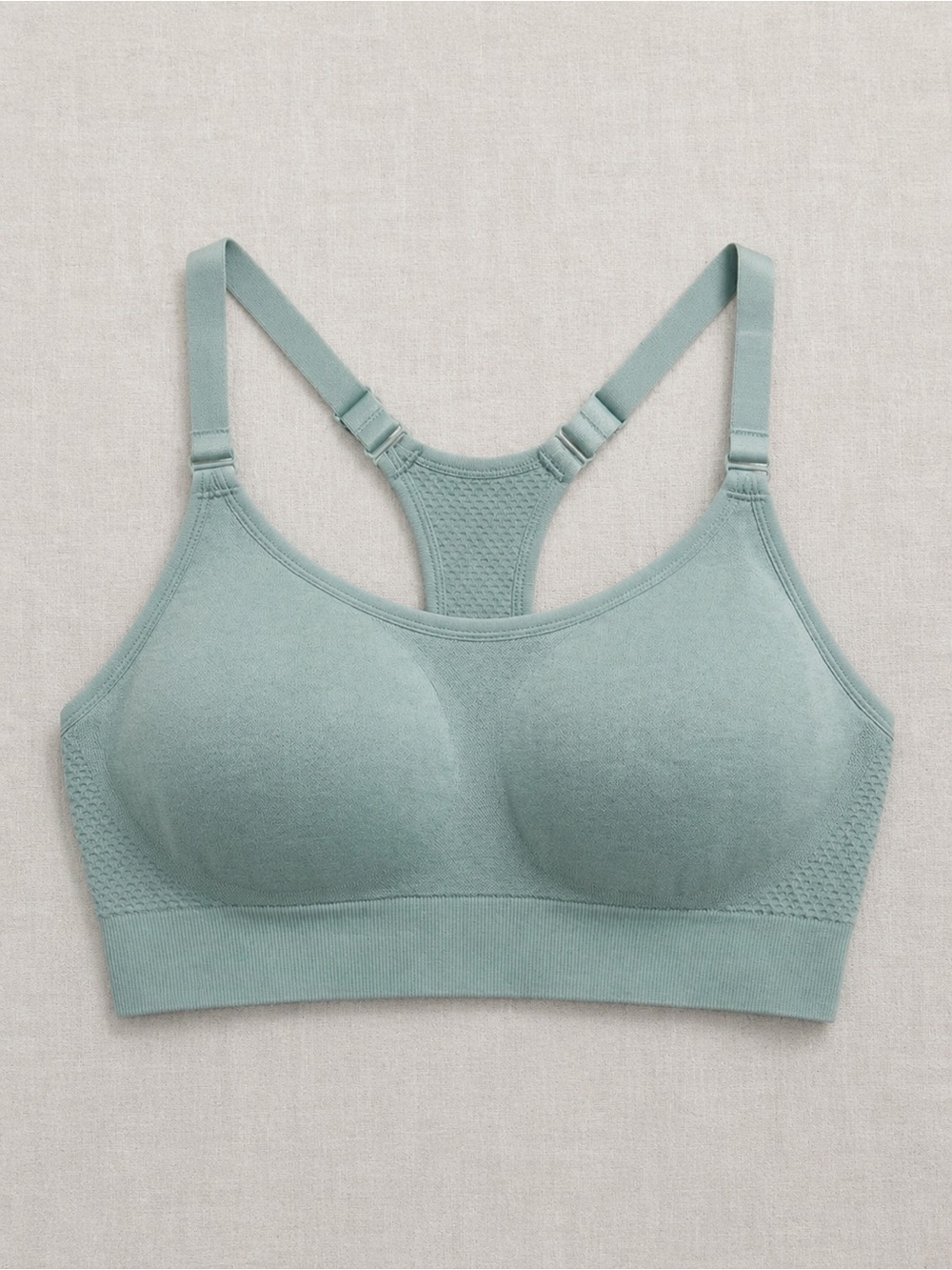 🌸 3/30$ La Vie En Rose Sage Green Racerback Sports Bra